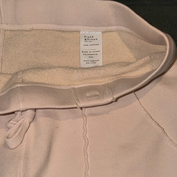 Frank & Eileen 100% Cotton light pink Womens XL Joggers, like new! - Picture 3 of 16